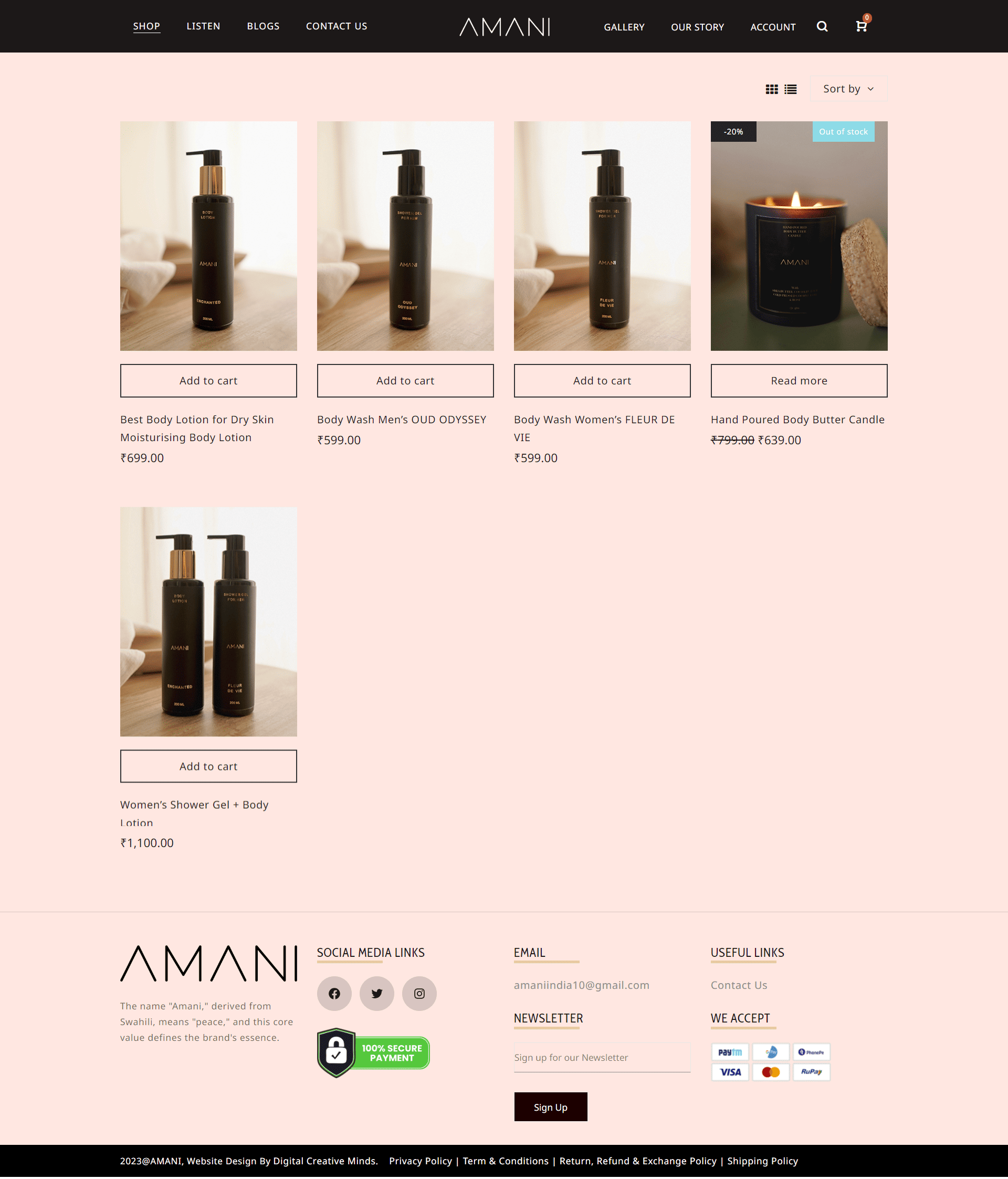 amani-website-design