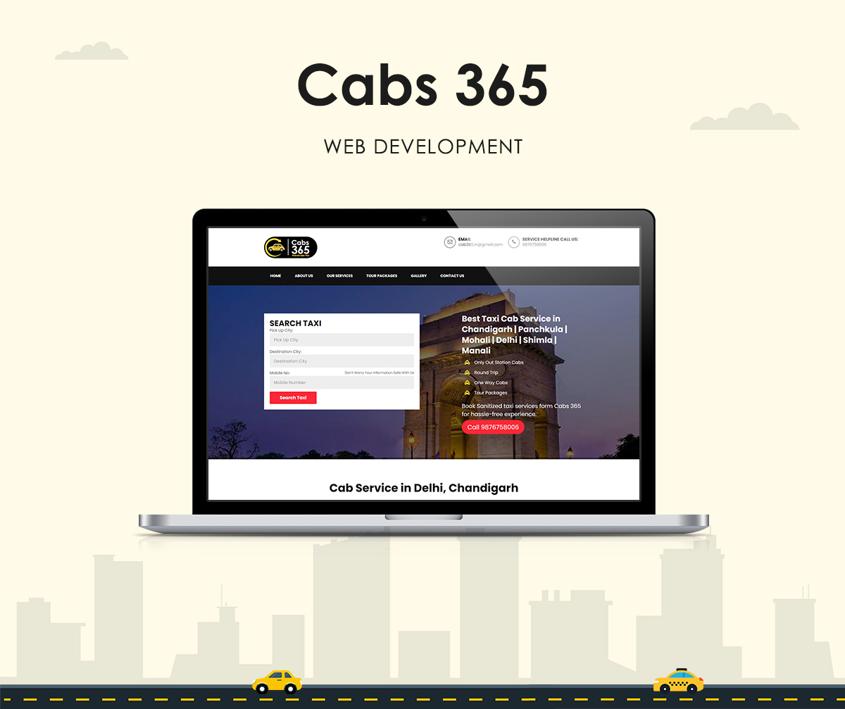 cabs365-website-designing