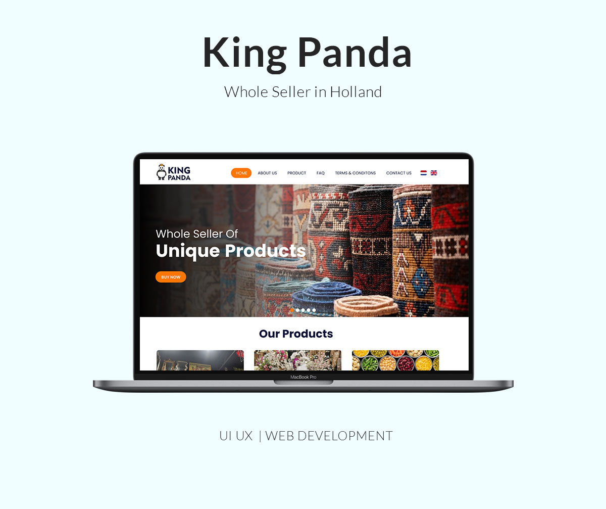 king-panda-website