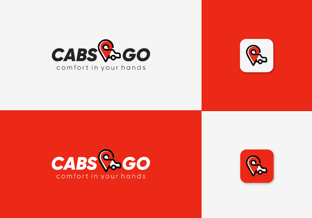 cab business logo design - digital creative minds