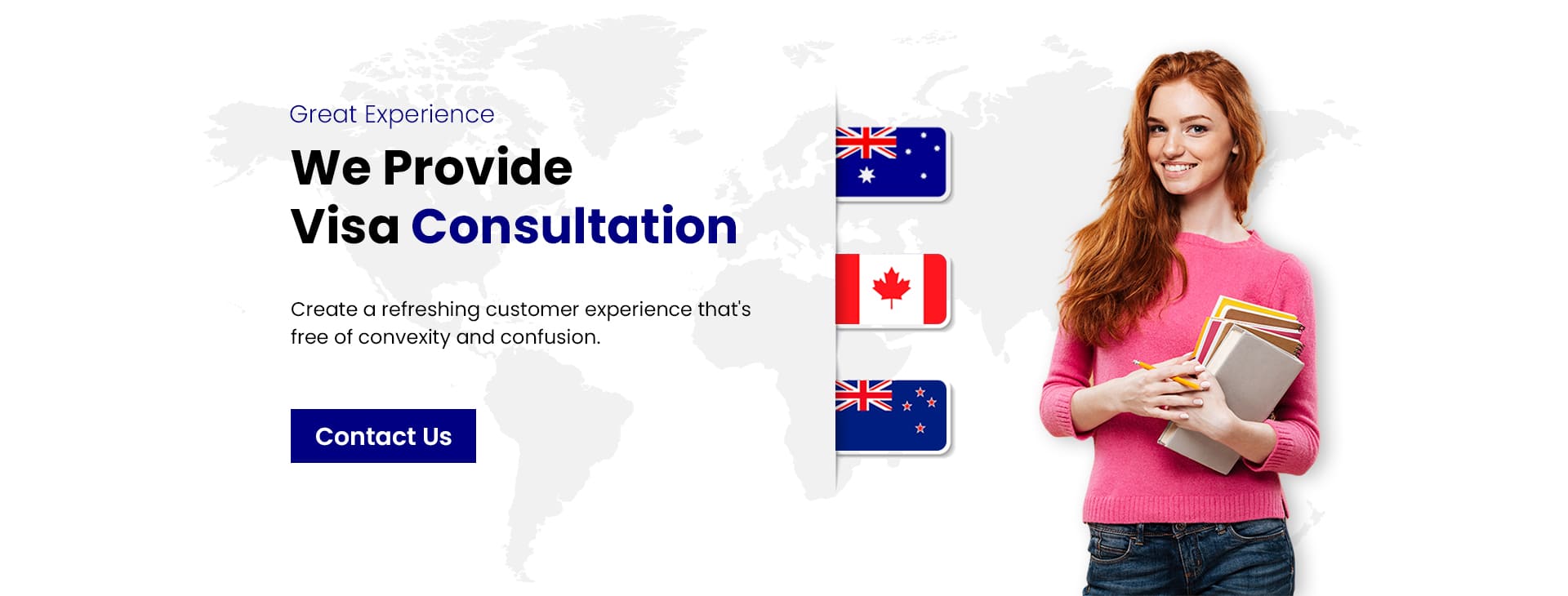 Visa Consultation banner design - digital creative minds