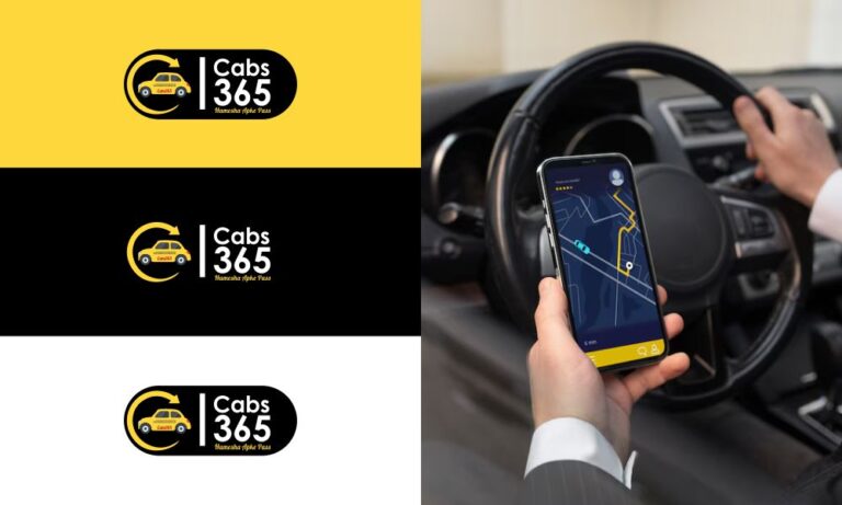 Cabs 365 graphic design | Digital Creative Minds