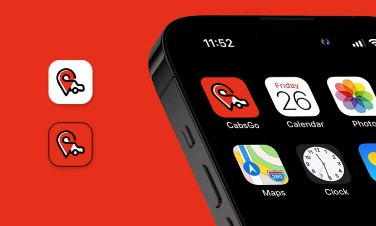 Cabs Go app design | Digital Creative Minds