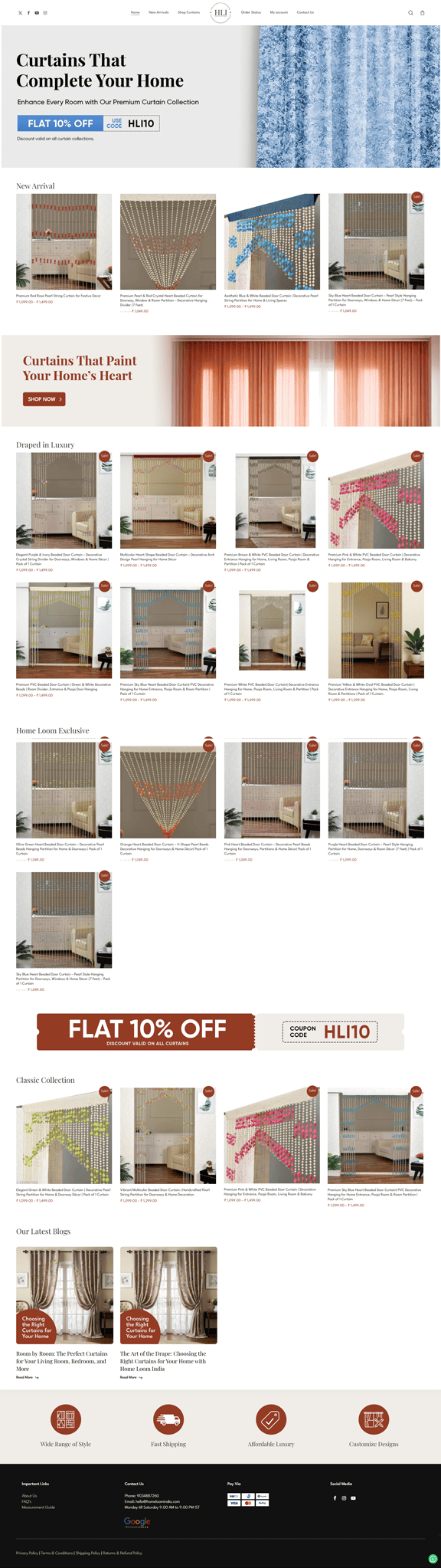 Home Loom India Website Design in Panipat