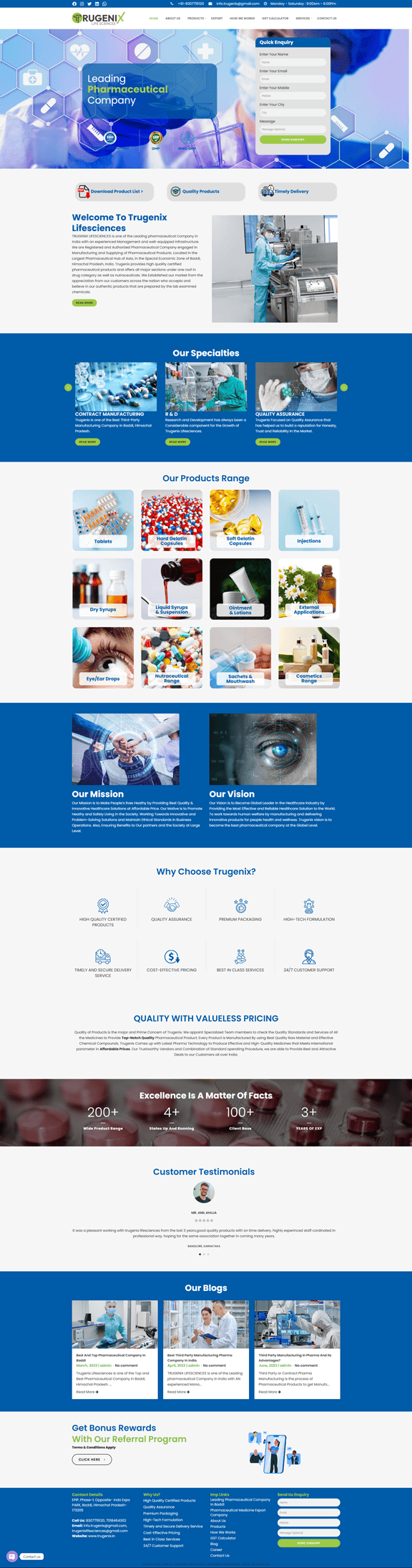 Pharma Web Design digital creative minds