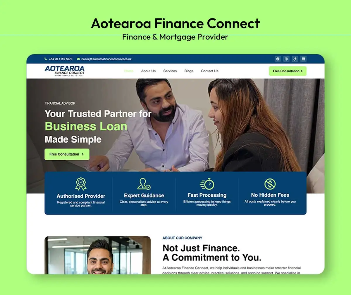 Finance Website developement Agency