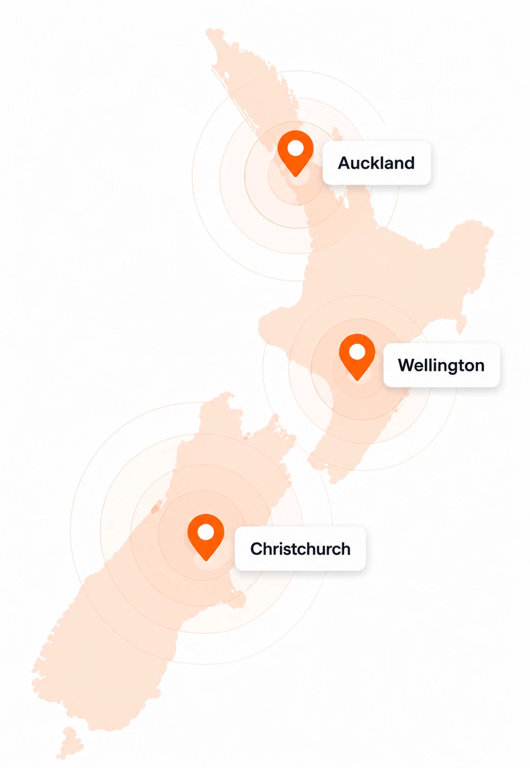 new zealand map