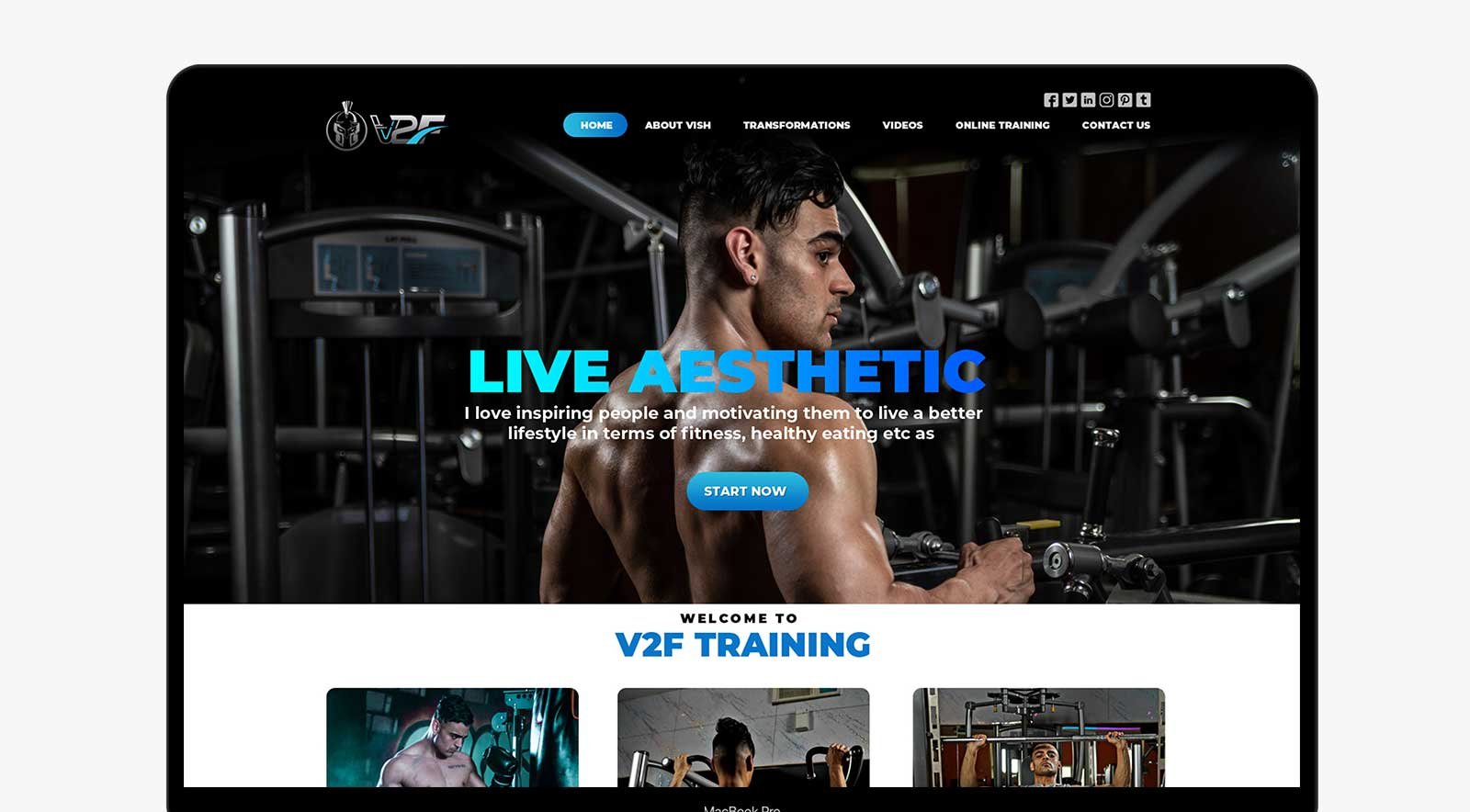gym website design Christchurch