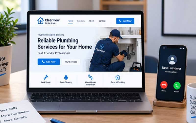 Website design for plumber